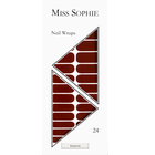 Bild: Miss Sophie Nagelfolien Burgundy Burgundy